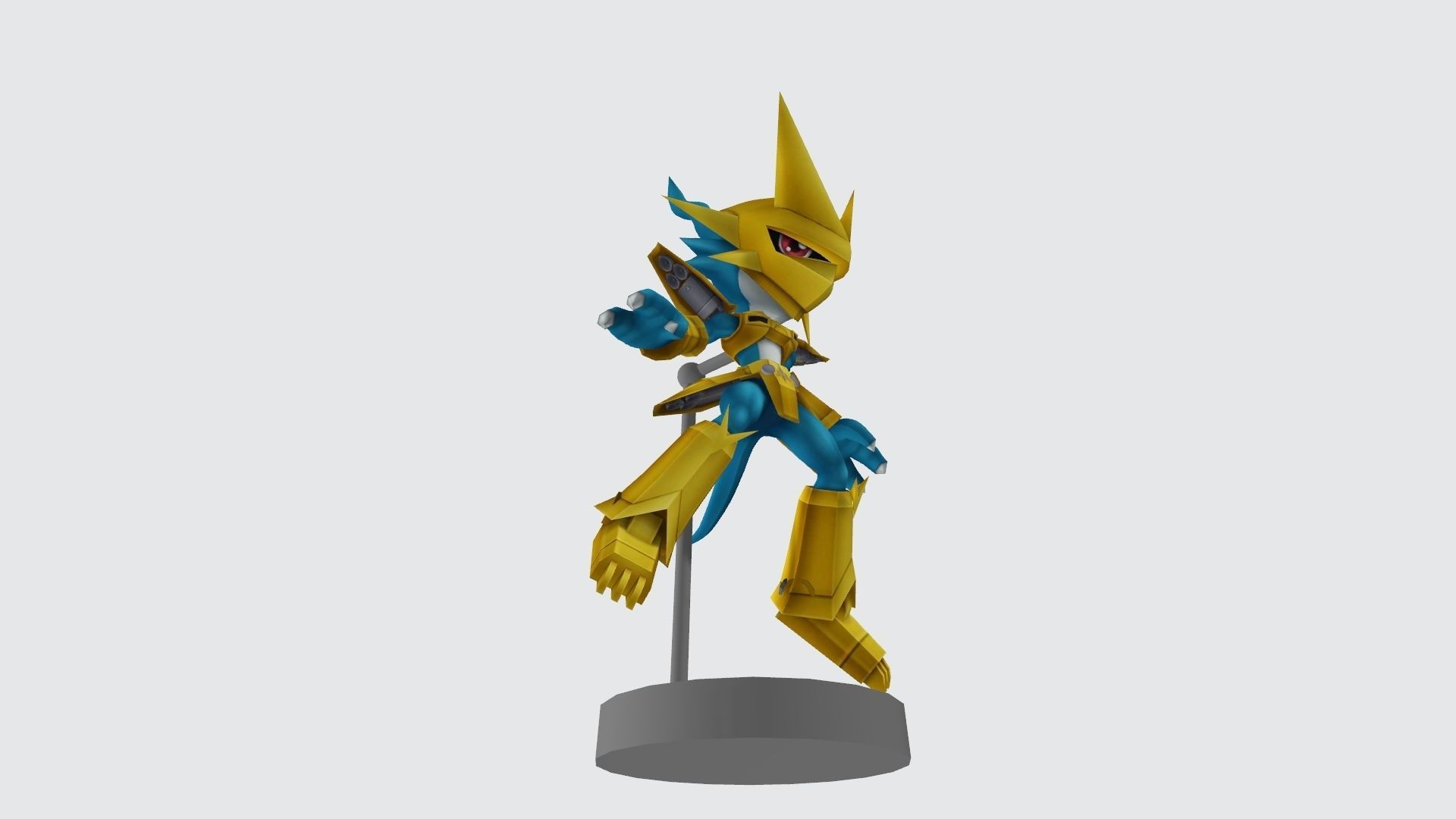 Magnamon SD 3D print model_7