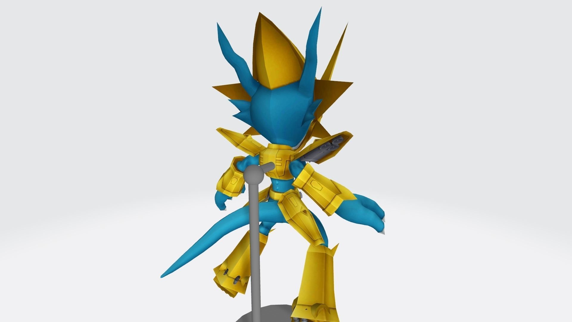 Magnamon SD 3D print model_9