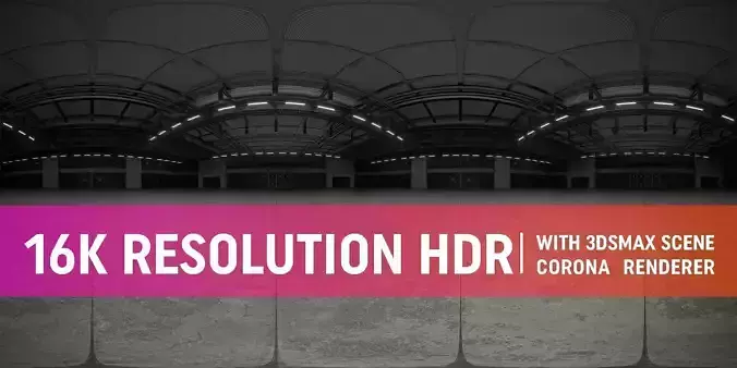 Exhibition HDRI with 3DSmax Corona Scene Texture