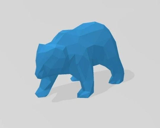 Pack Bundle 5 Low- Poly Animal STL File 5 3d Printable Toys 3D print model_2