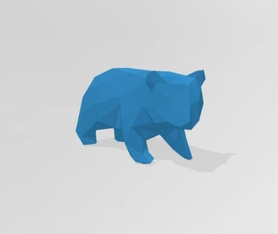Pack Bundle 5 Low- Poly Animal STL File 5 3d Printable Toys 3D print model_3