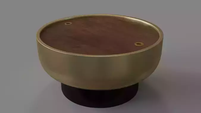 Drum Shaped Coffee Table