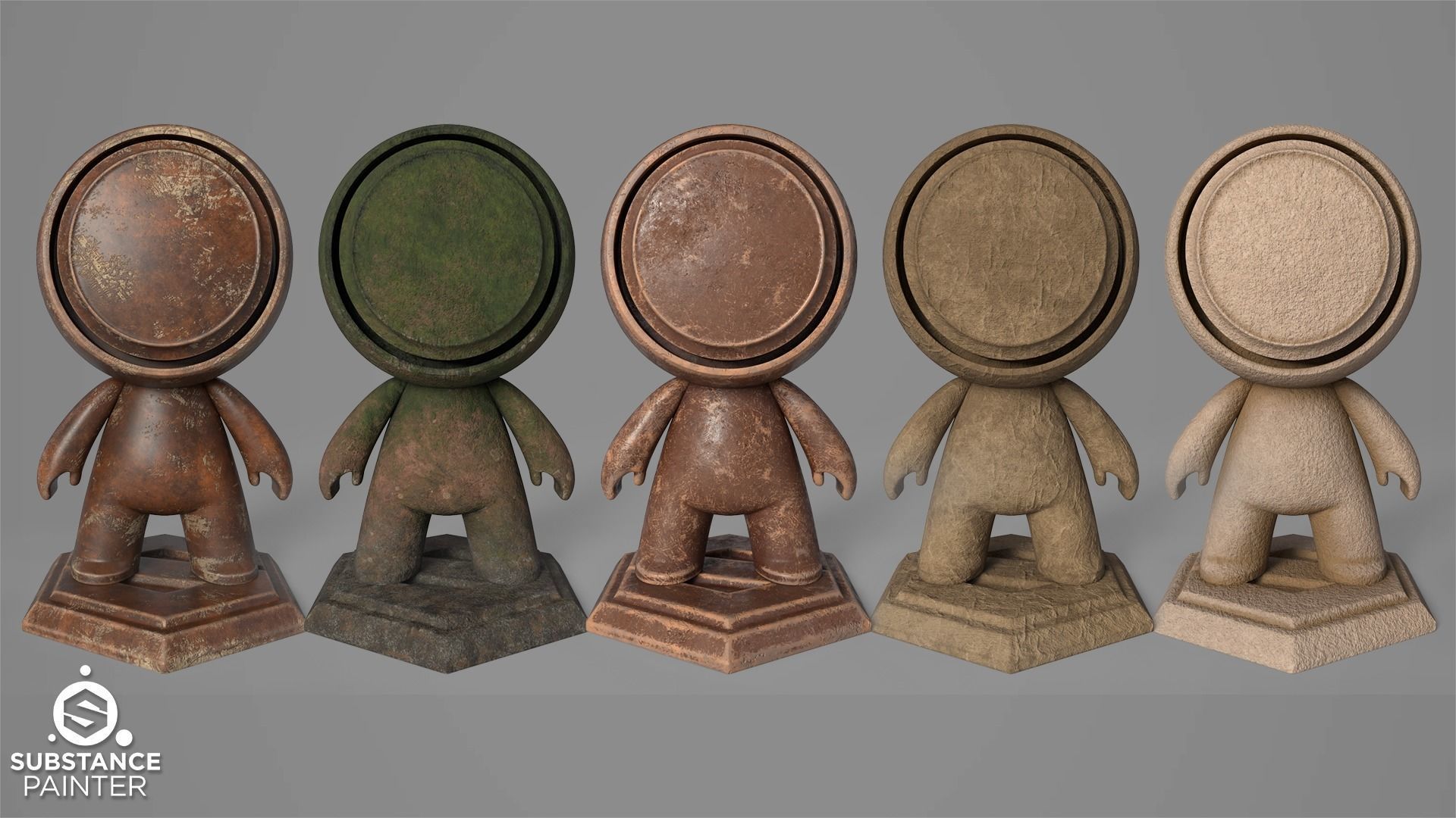 Clay Smart Material - Substance Painter - Vol 1 3D model_1
