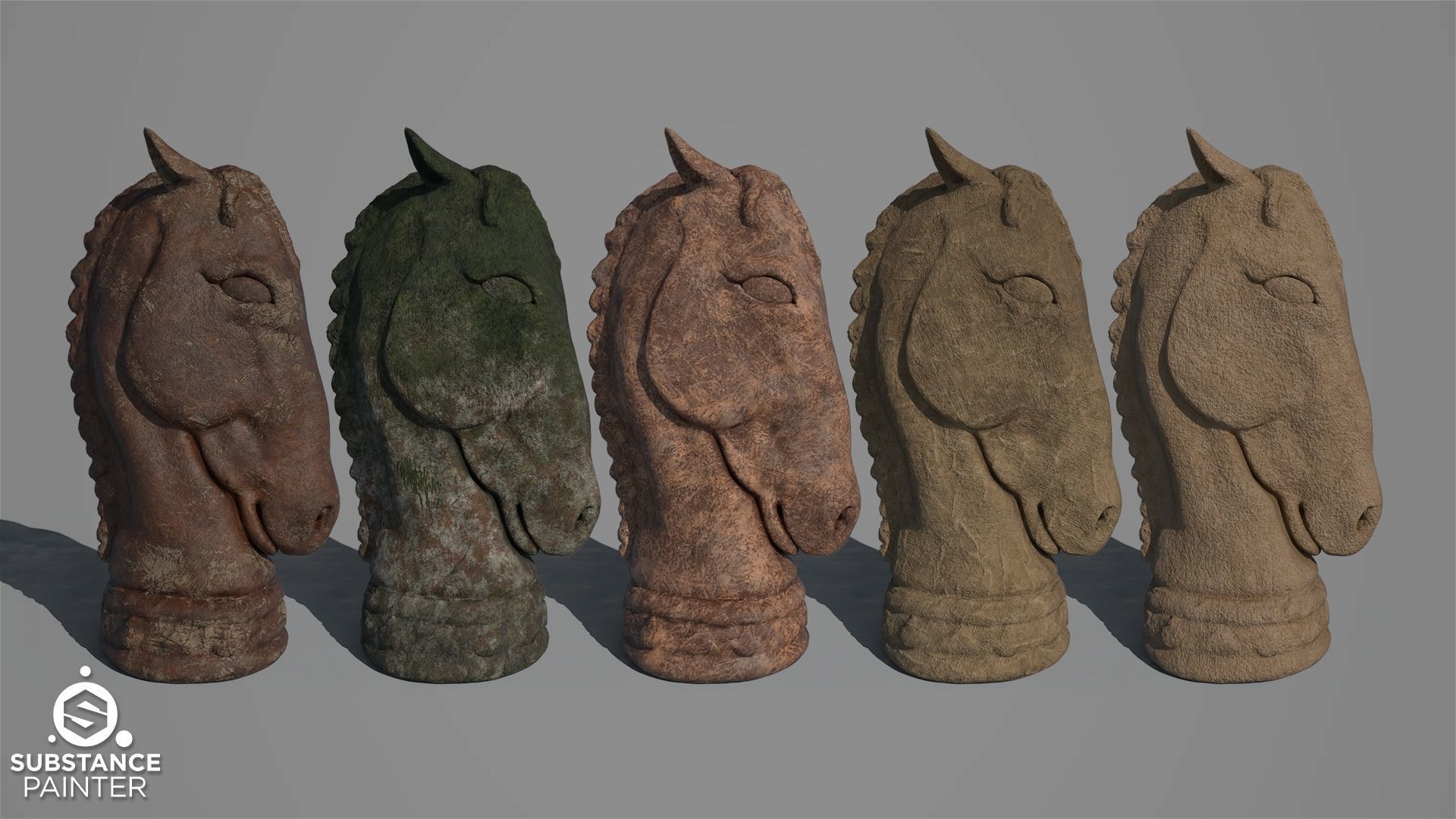 Clay Smart Material - Substance Painter - Vol 1 3D model_2