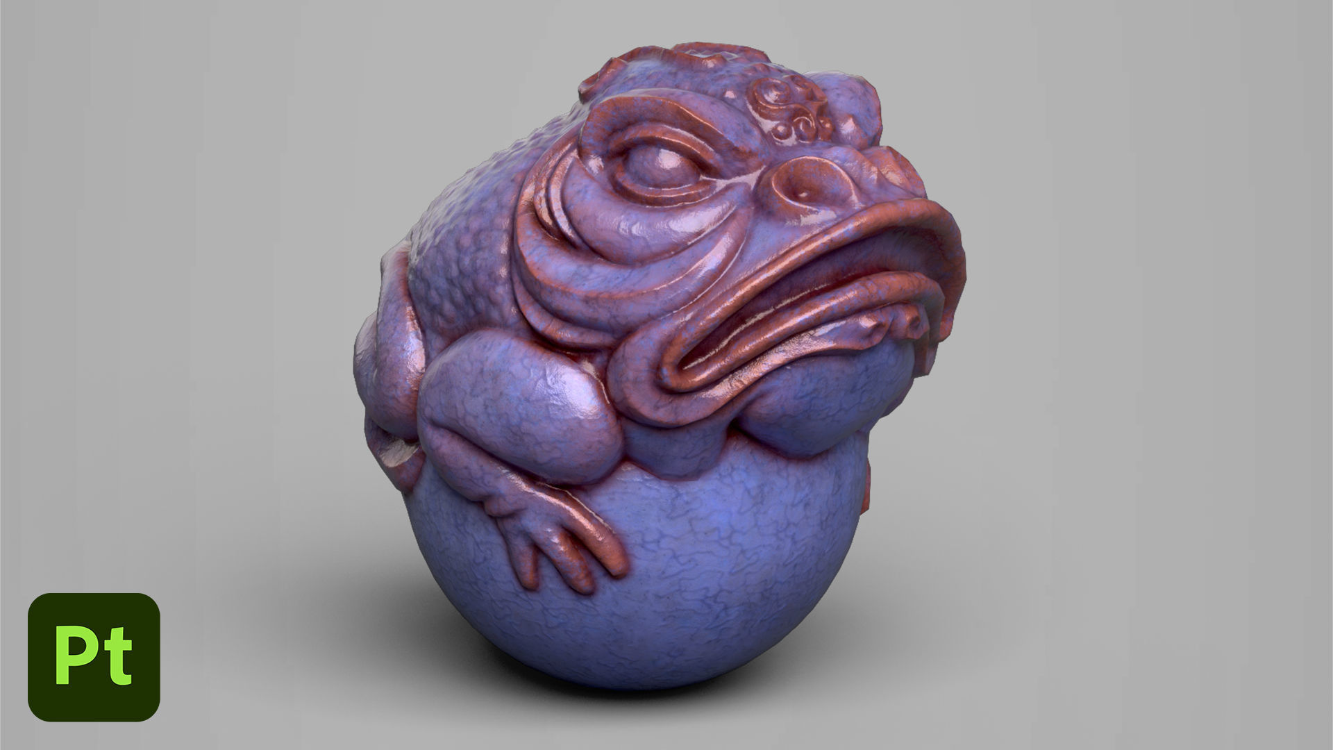 Fantasy Alien - Creature - Animal Skin Smart Material - Volume 2 3D model_6