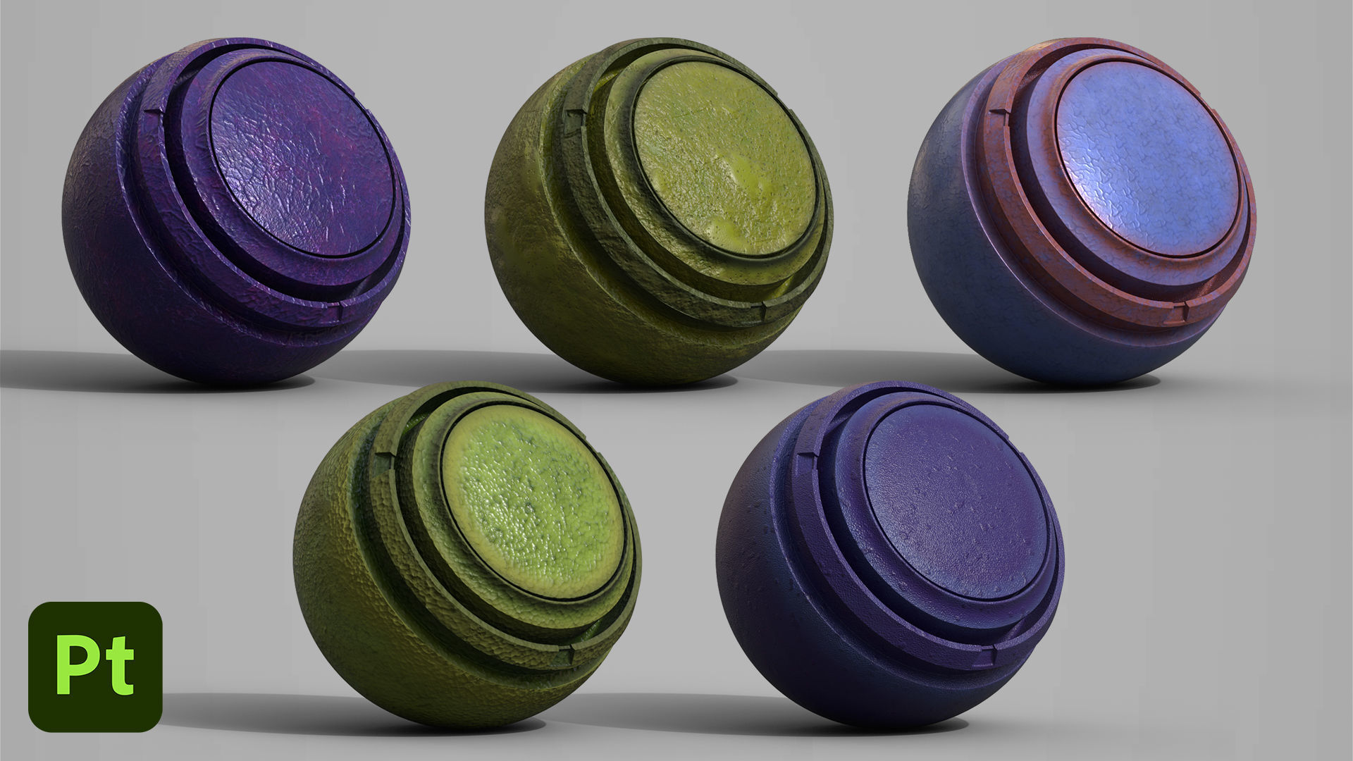 Fantasy Alien - Creature - Animal Skin Smart Material - Volume 2 3D model_3