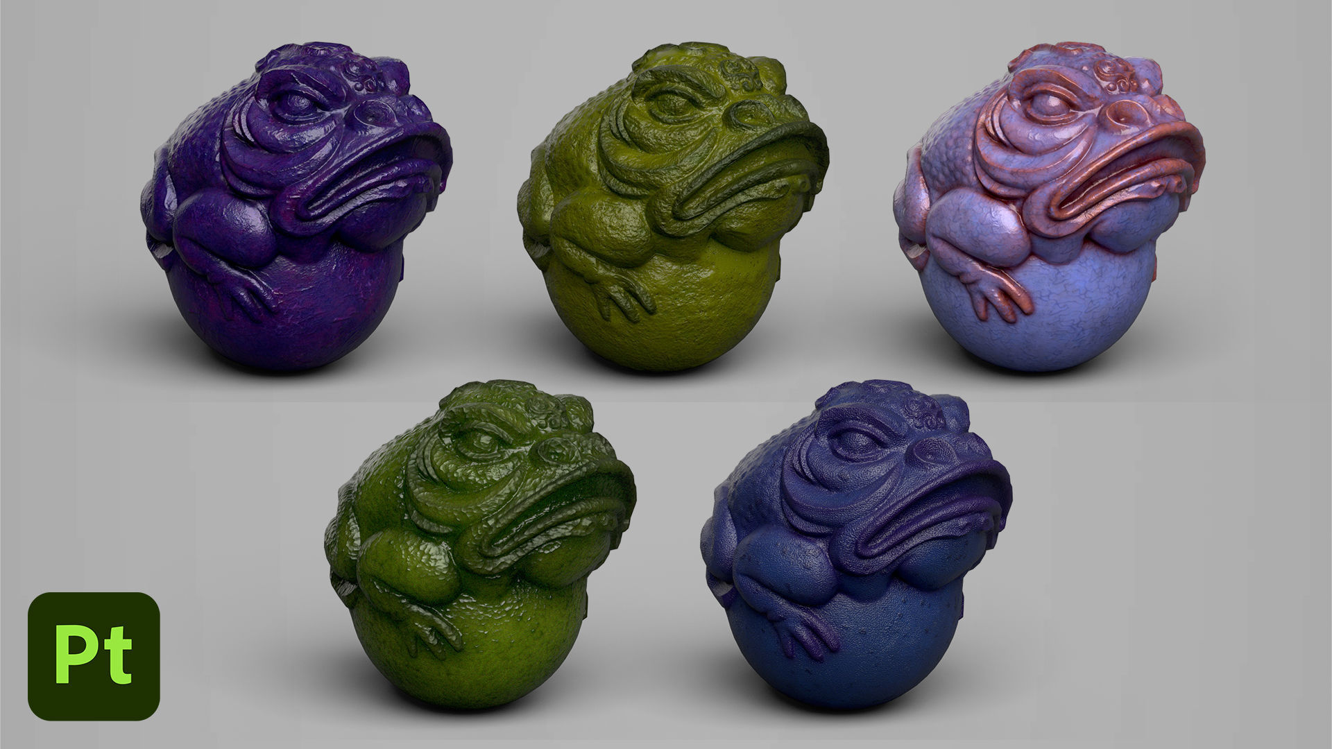 Fantasy Alien - Creature - Animal Skin Smart Material - Volume 2 3D model_1