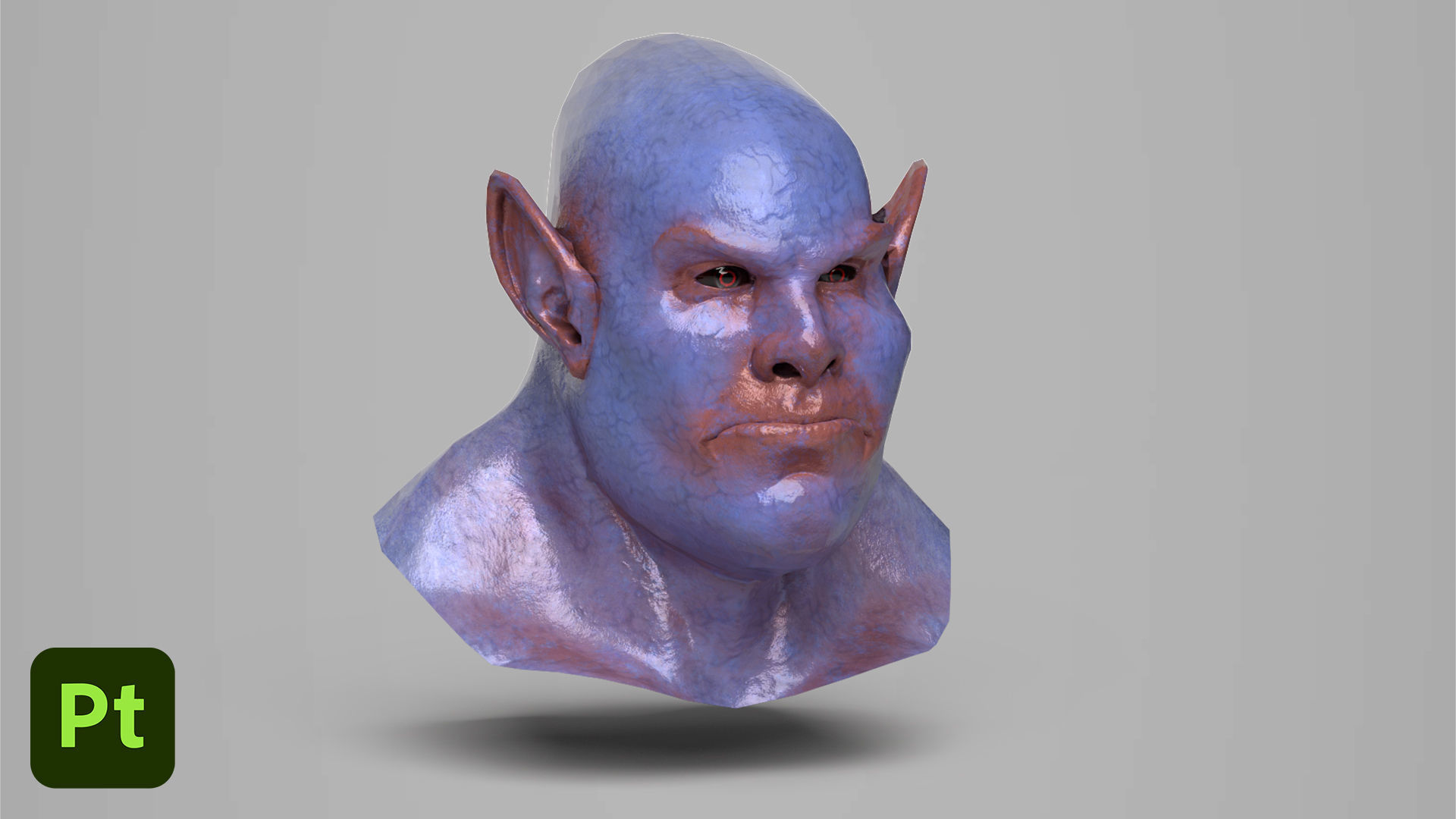 Fantasy Alien - Creature - Animal Skin Smart Material - Volume 2 3D model_11