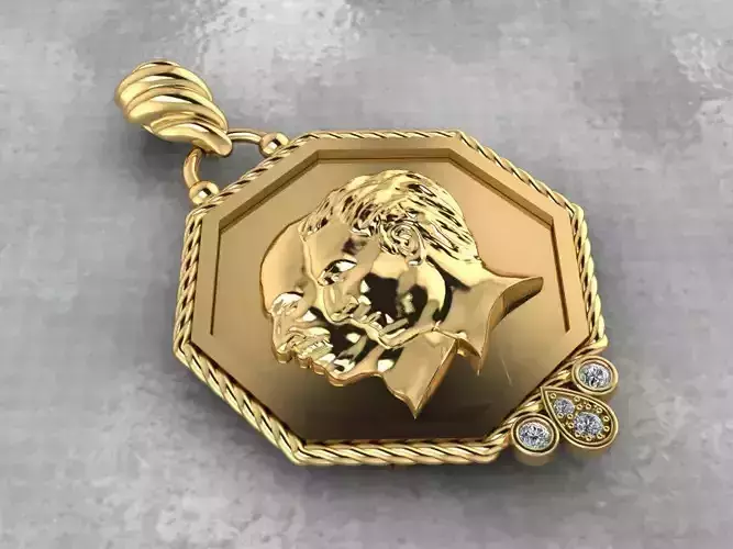 Pendant Pahlavi 3D print model