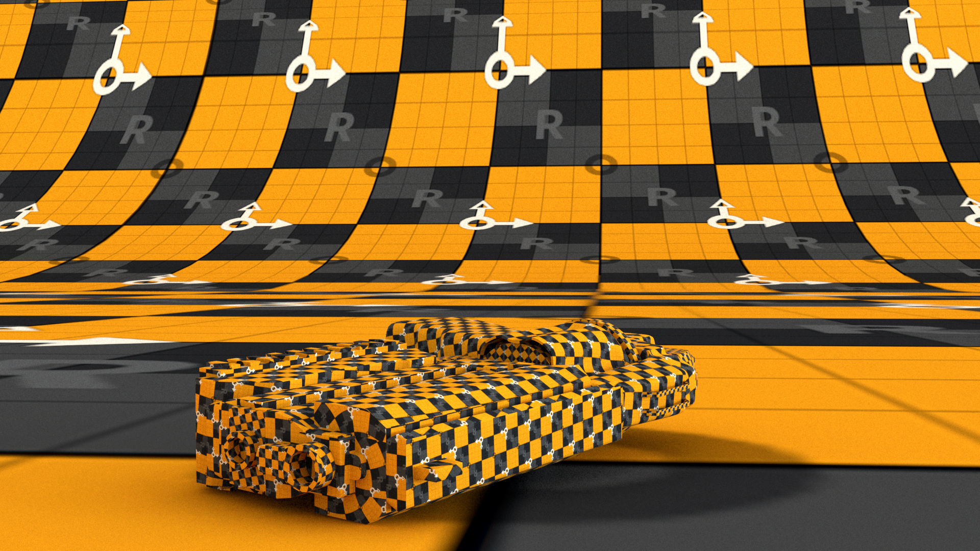 laos Game revolver Low-poly 3D model_18