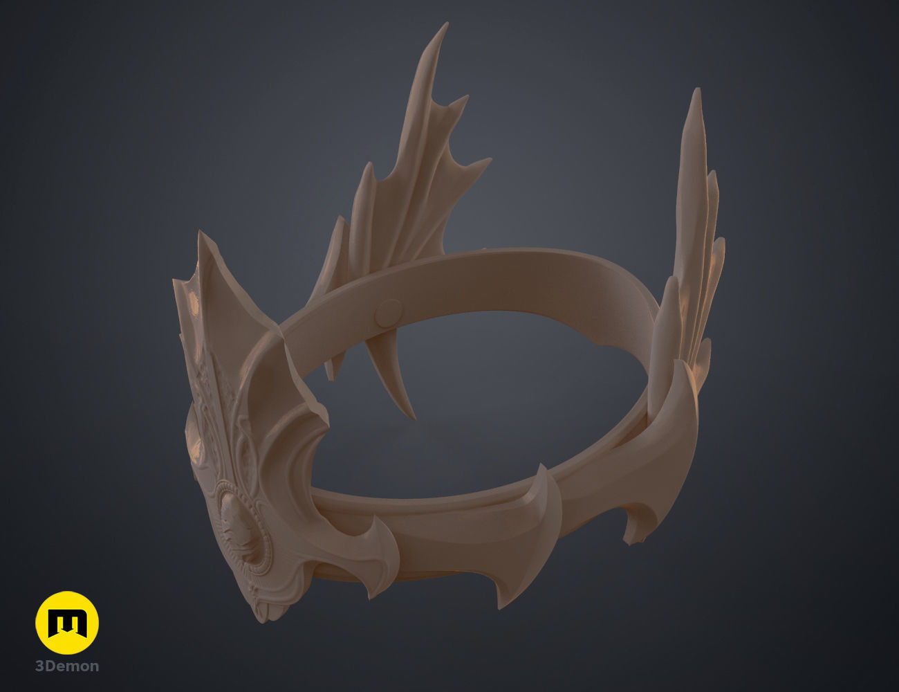 King Atlan Crown - Aquaman 3D print model_9