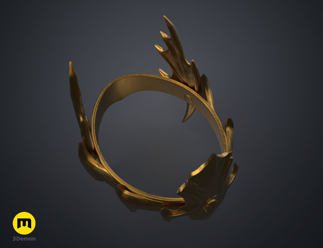 King Atlan Crown - Aquaman 3D print model_2