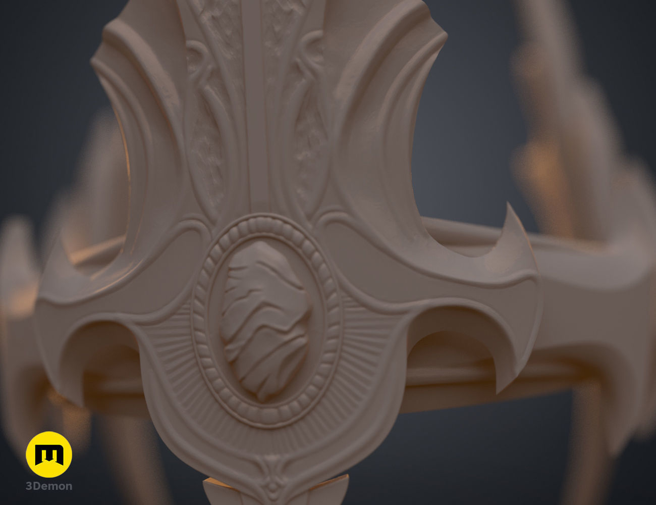 King Atlan Crown - Aquaman 3D print model_7