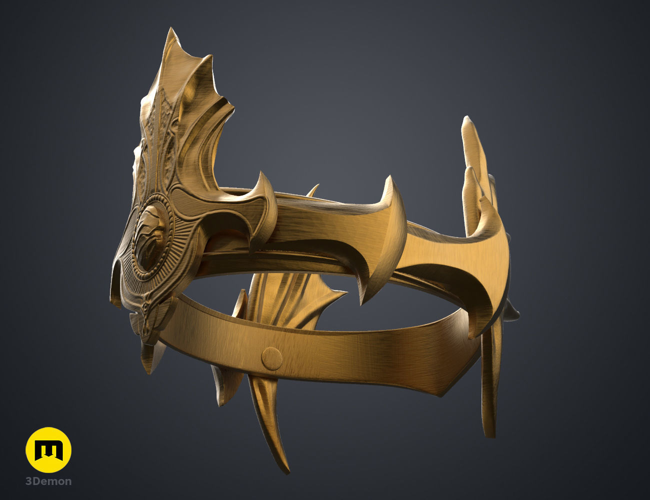 King Atlan Crown - Aquaman 3D print model_1