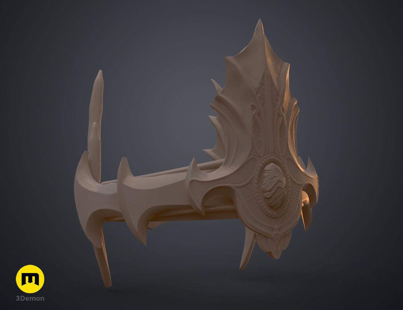 King Atlan Crown - Aquaman 3D print model_8