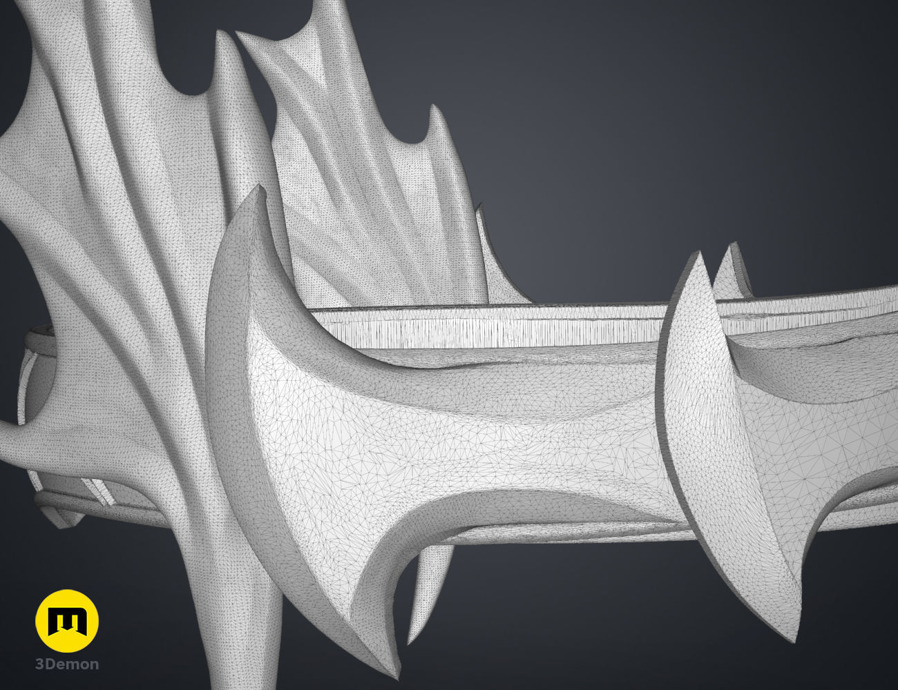 King Atlan Crown - Aquaman 3D print model_13