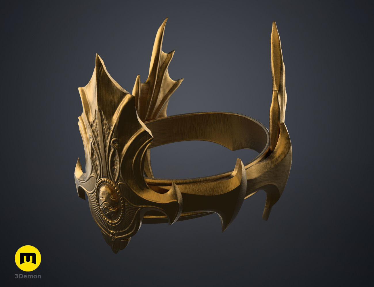 King Atlan Crown - Aquaman 3D print model_14