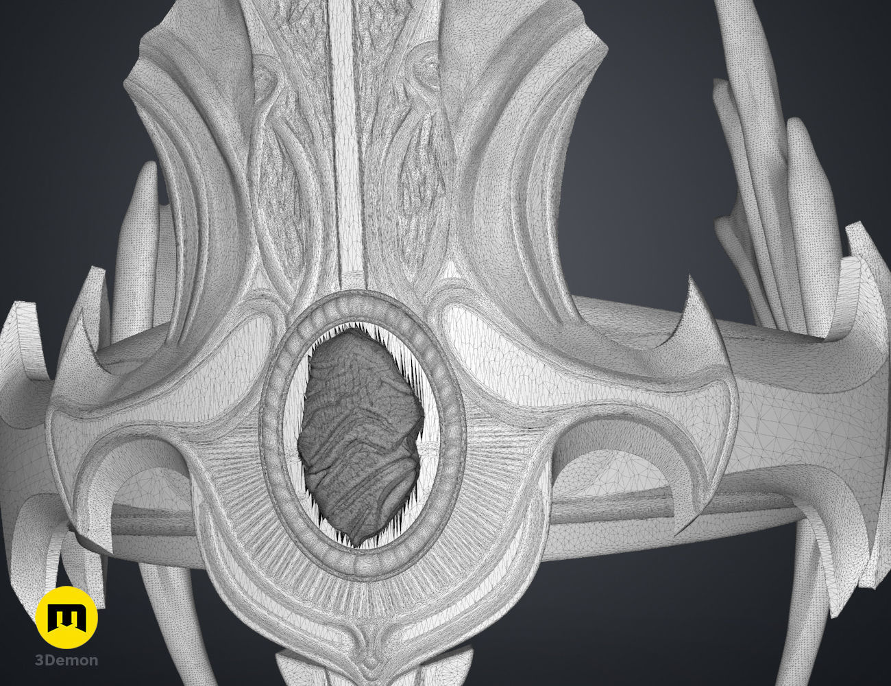 King Atlan Crown - Aquaman 3D print model_12