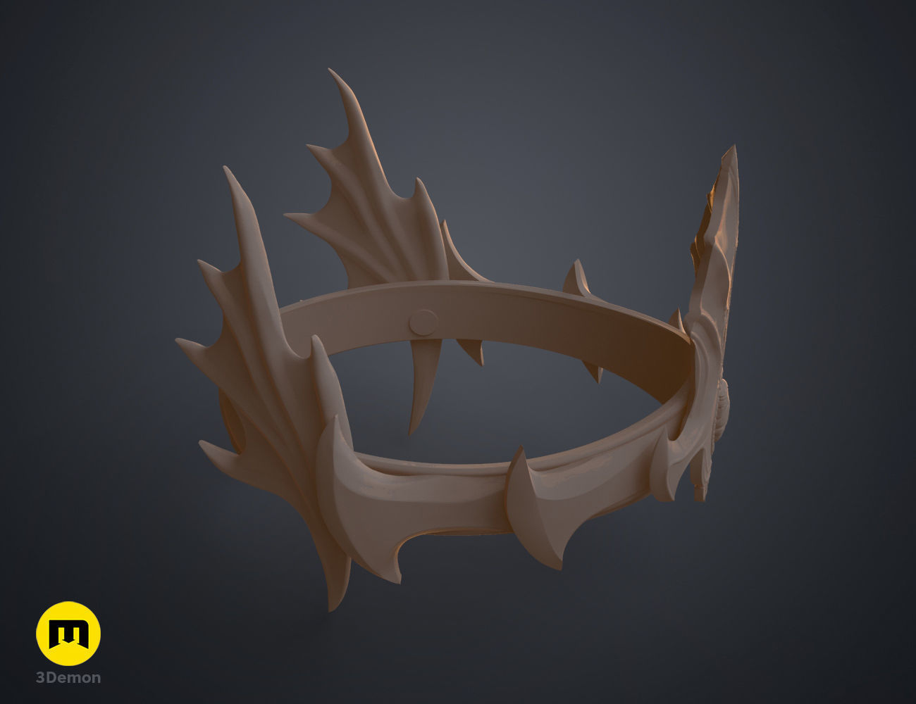 King Atlan Crown - Aquaman 3D print model_11