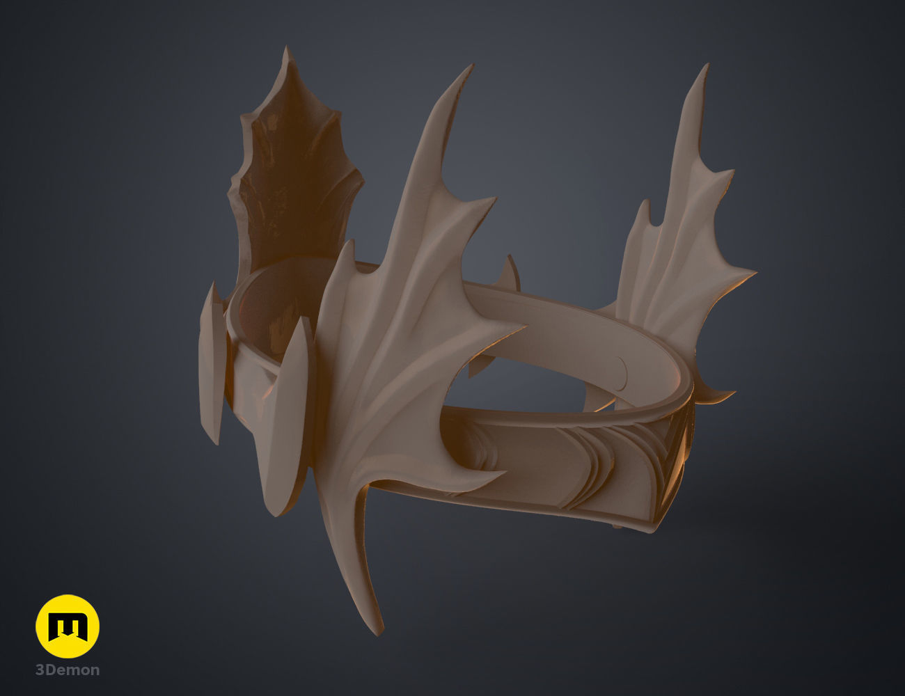 King Atlan Crown - Aquaman 3D print model_10