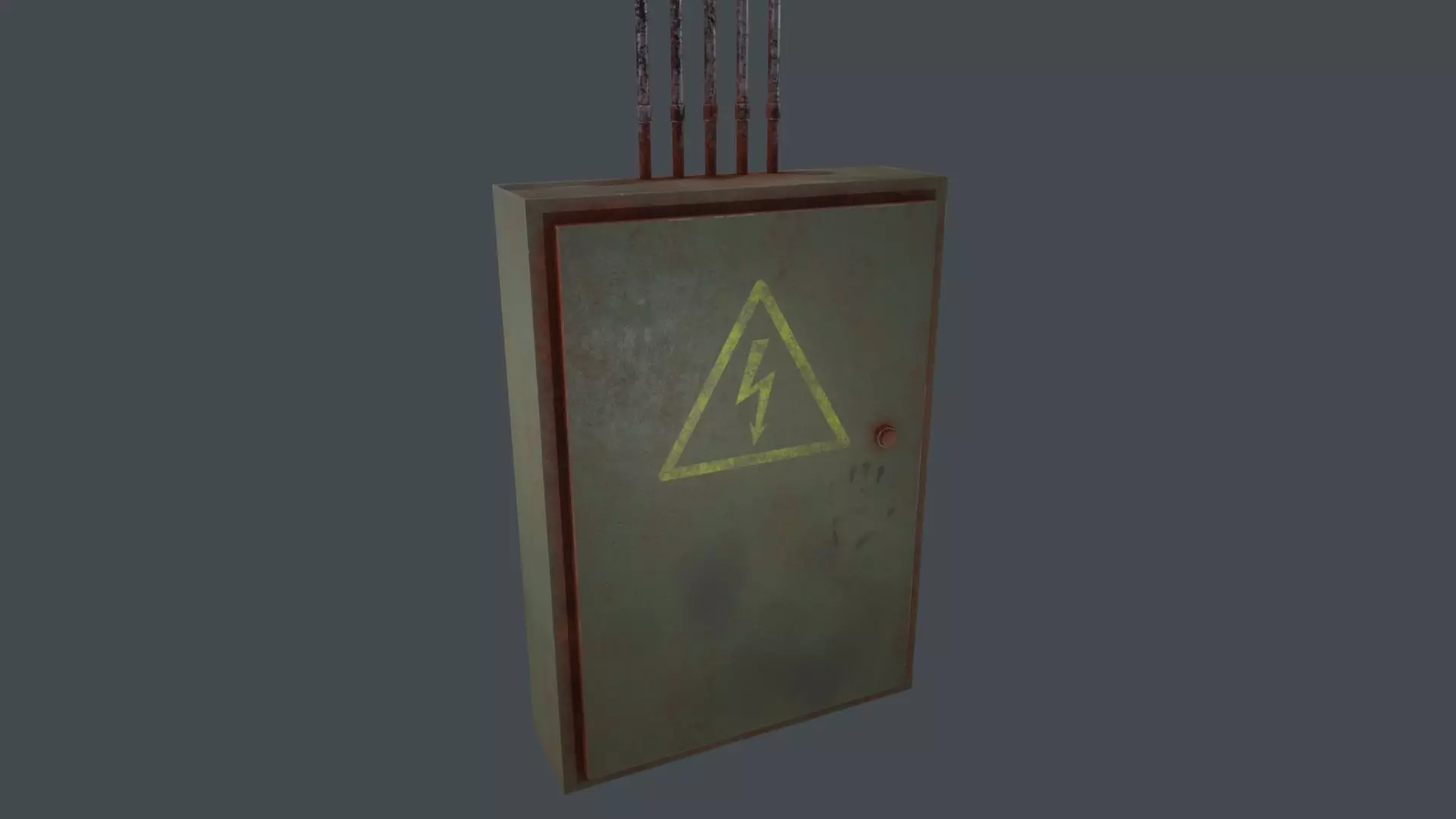 Electric Box 3D Model Low-poly 3D model