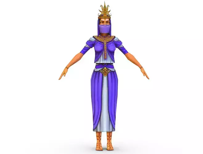 Arab dancer in national costume