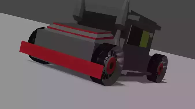 LOW POLY CAR truck