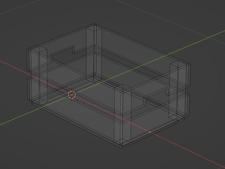 Wooden crate 3D model_6