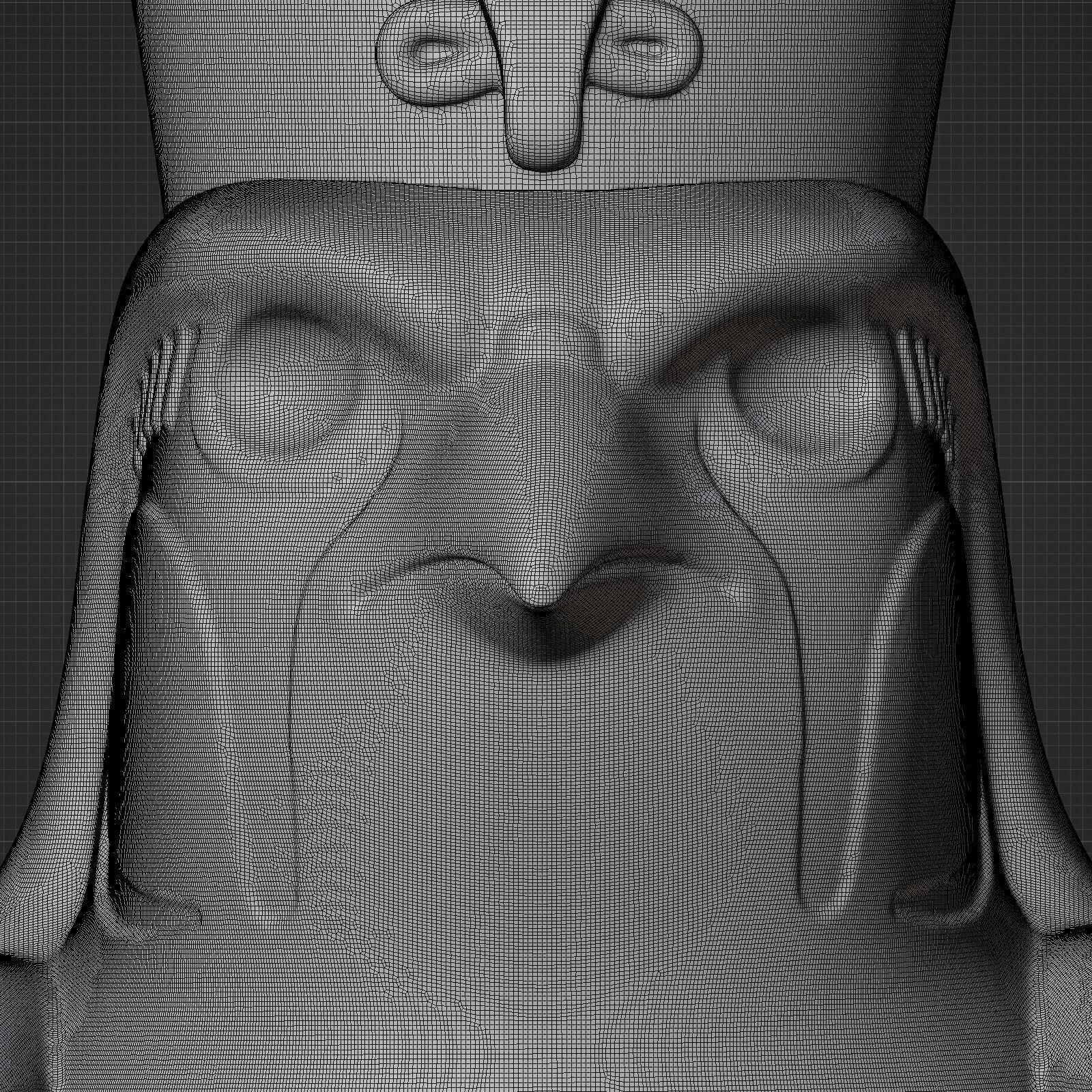 Horus bird 3D print model_41