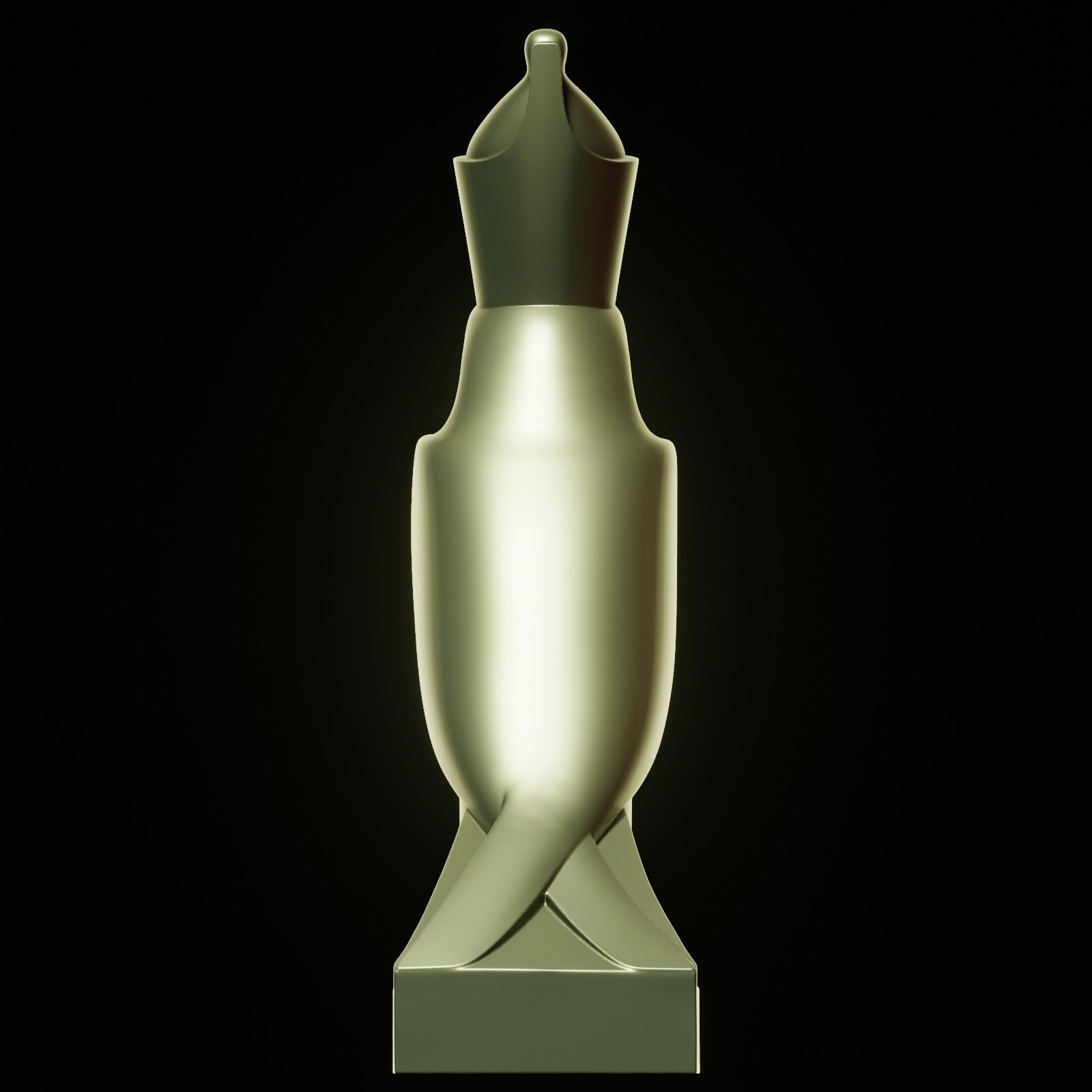 Horus bird 3D print model_20