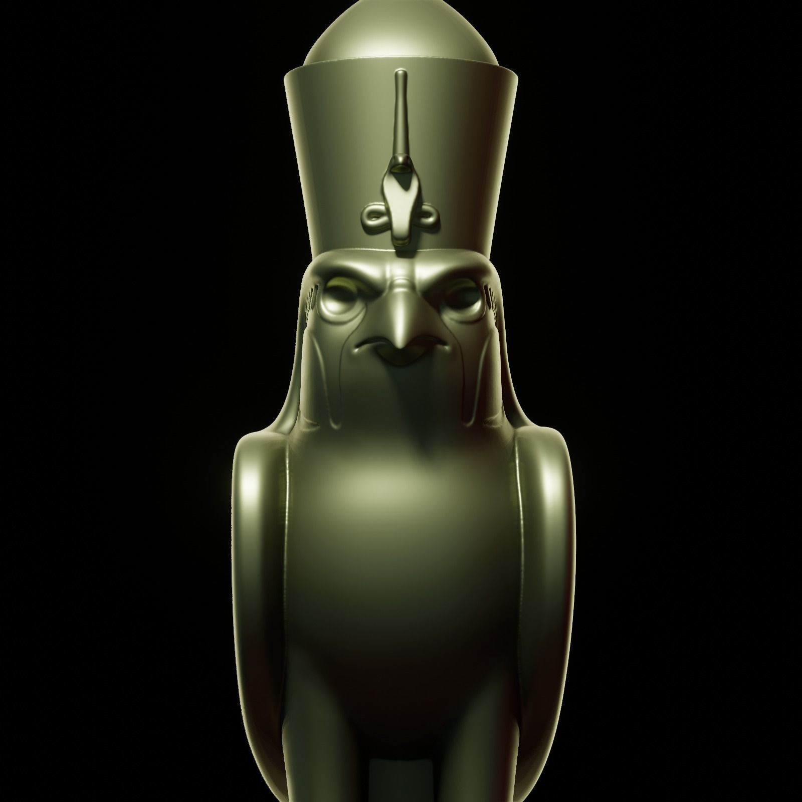 Horus bird 3D print model_1