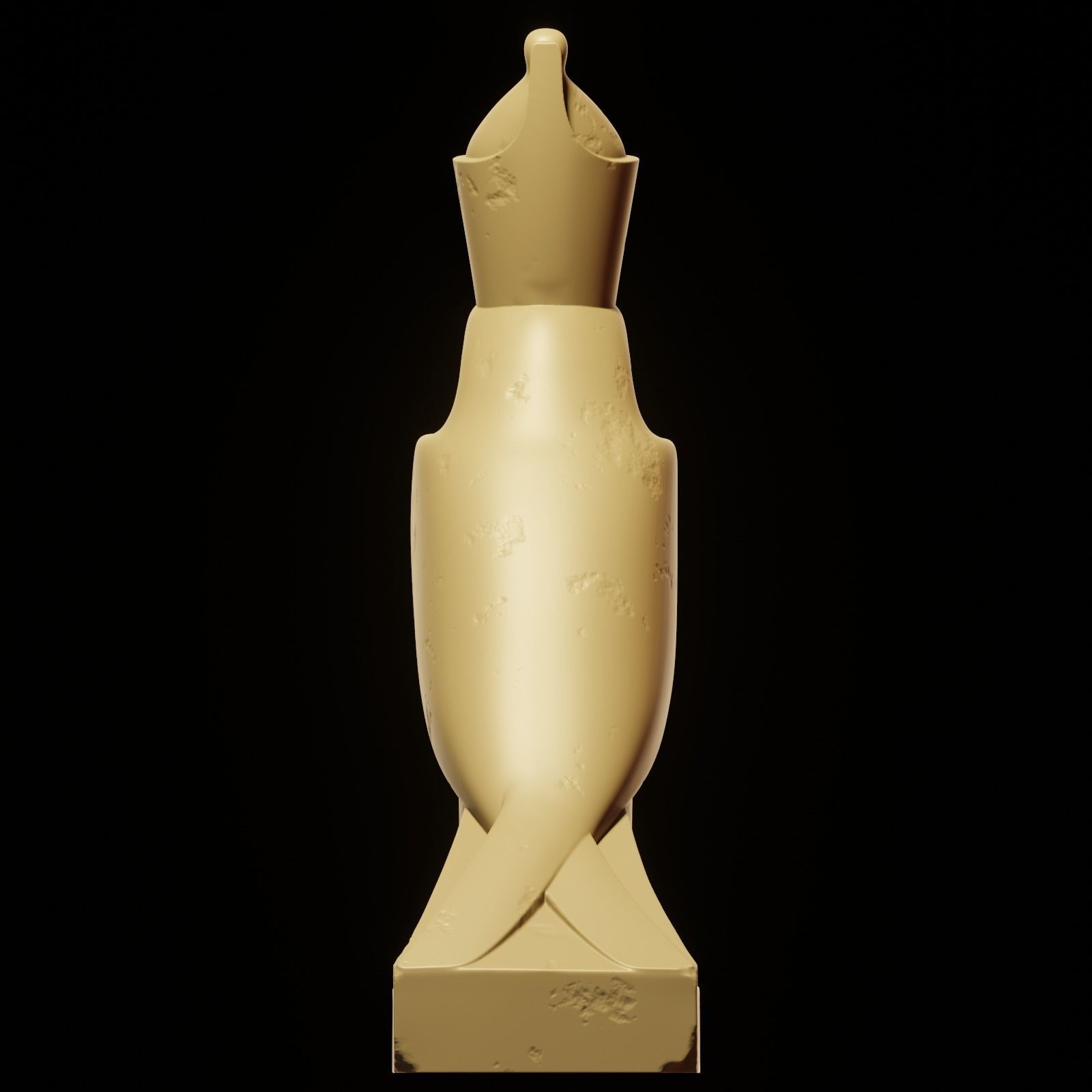 Horus bird 3D print model_33