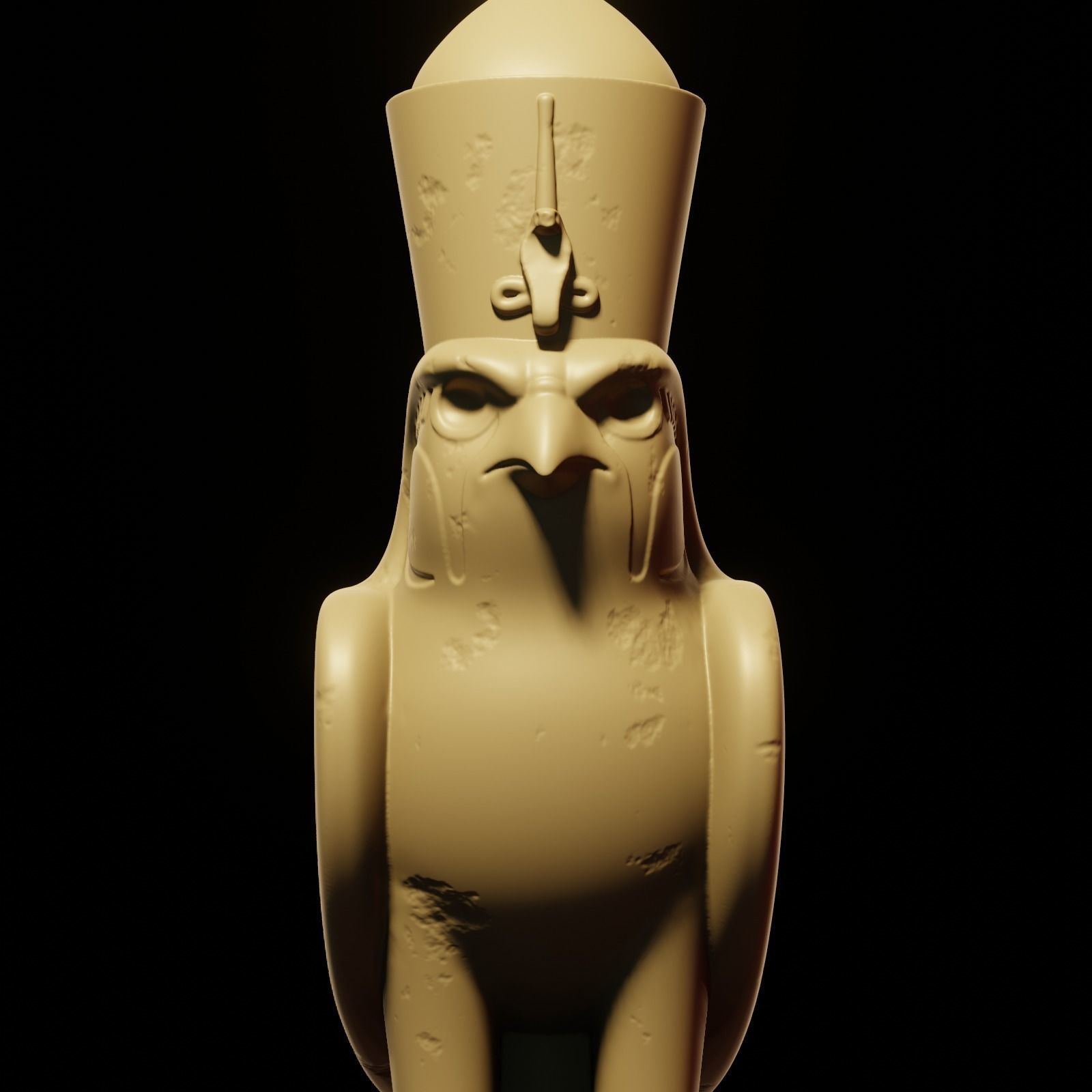 Horus bird 3D print model_2