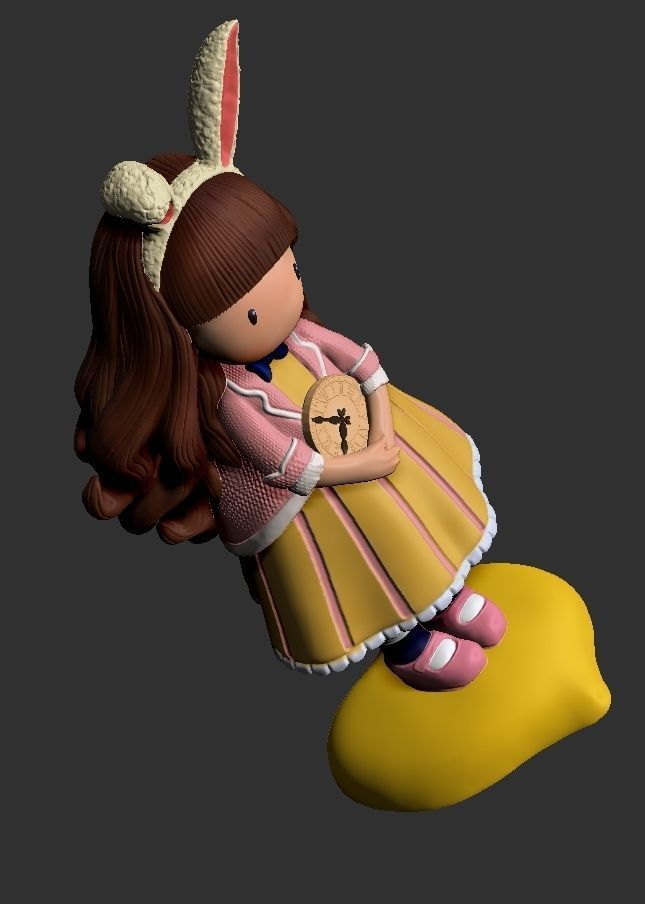 Just one second  Santoro Gorjuss  3D print model_6