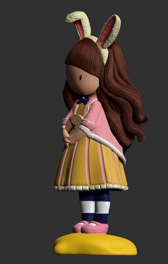 Just one second  Santoro Gorjuss  3D print model_2