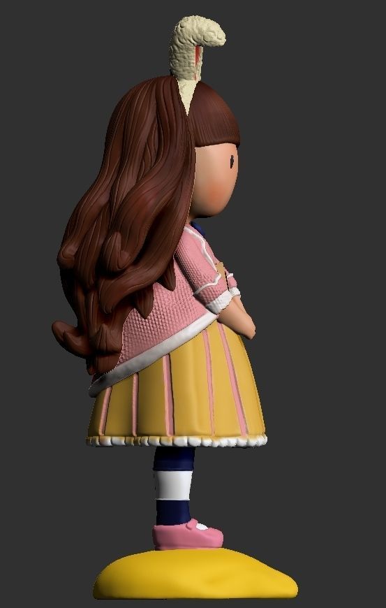 Just one second  Santoro Gorjuss  3D print model_8