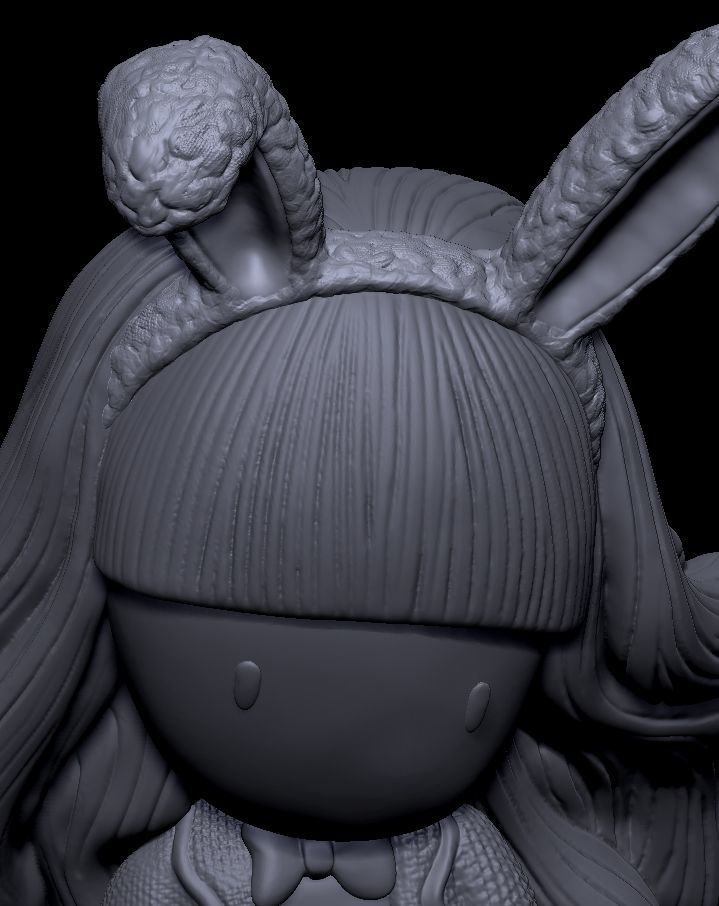 Just one second  Santoro Gorjuss  3D print model_3