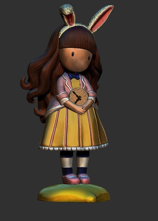 Just one second  Santoro Gorjuss  3D print model_9