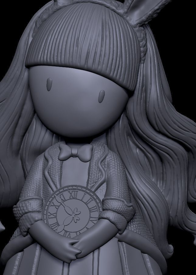 Just one second  Santoro Gorjuss  3D print model_5