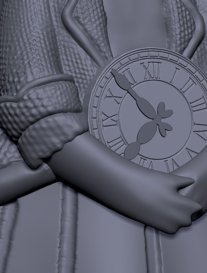 Just one second  Santoro Gorjuss  3D print model_7