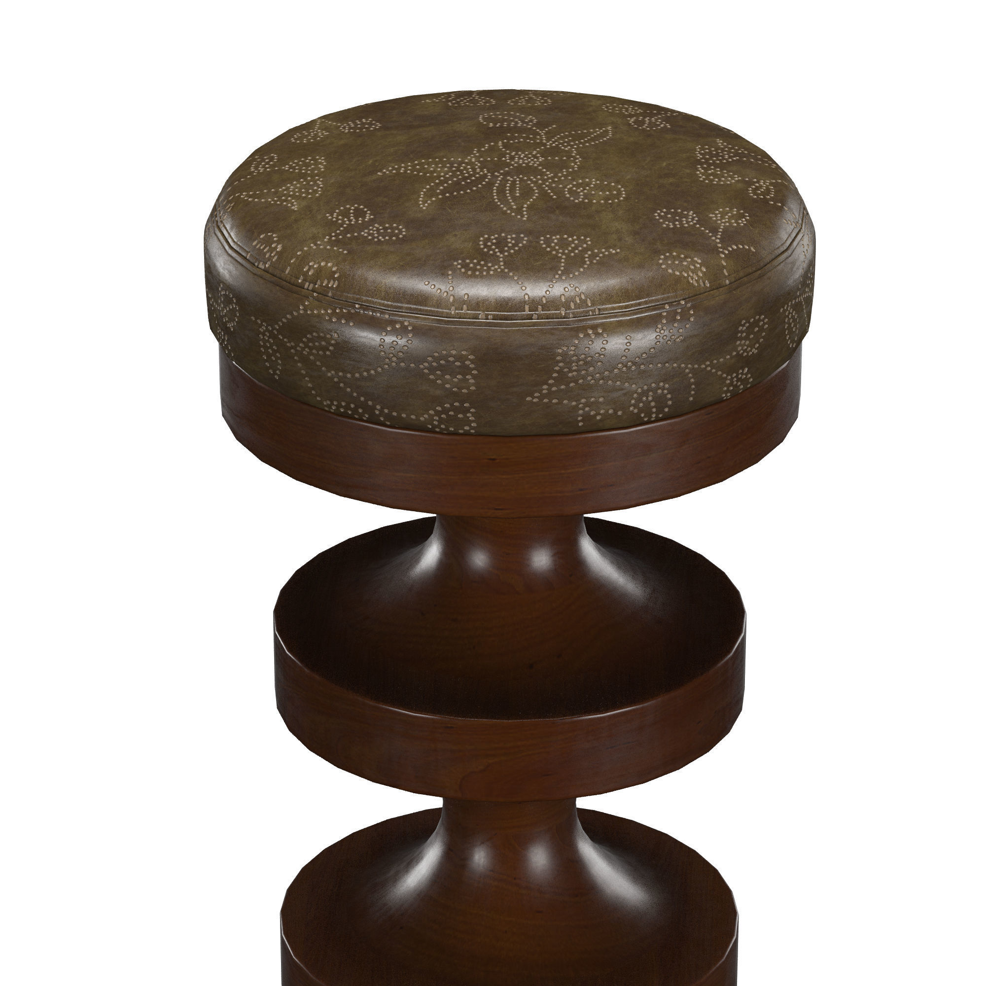 BAR STOOL BISHOP 3D model_4