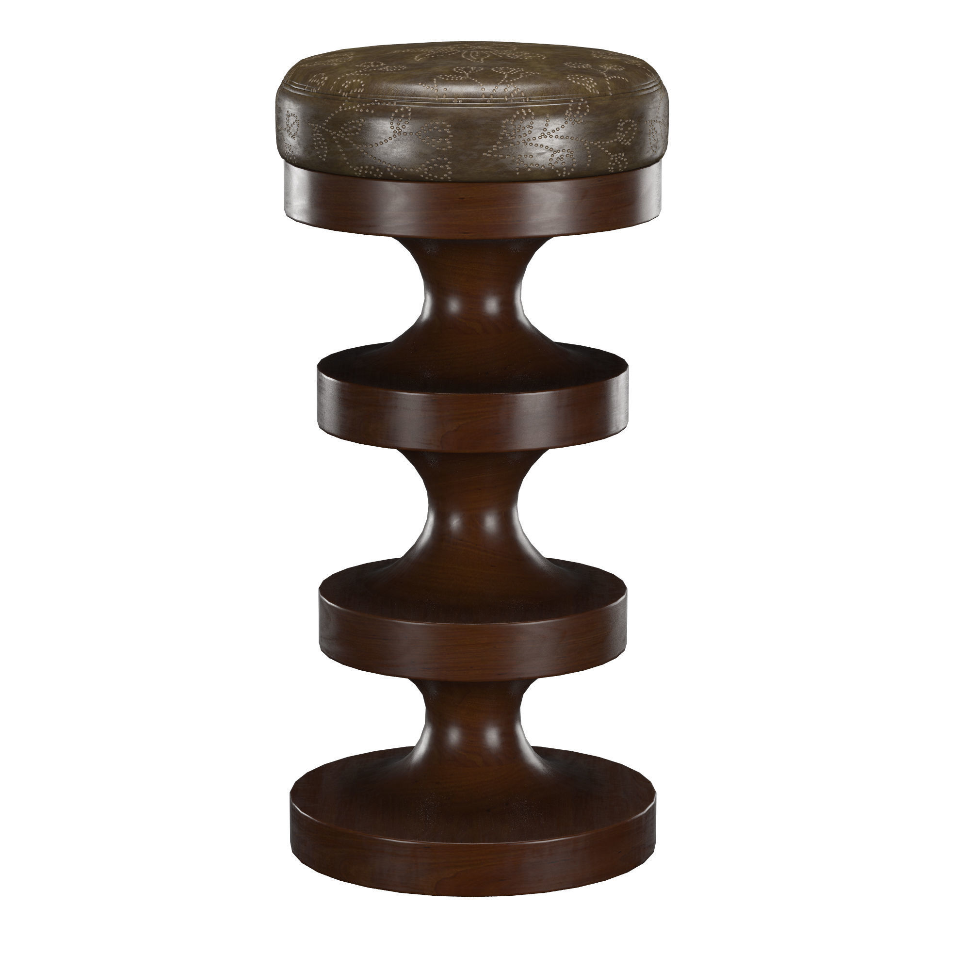 BAR STOOL BISHOP 3D model_2