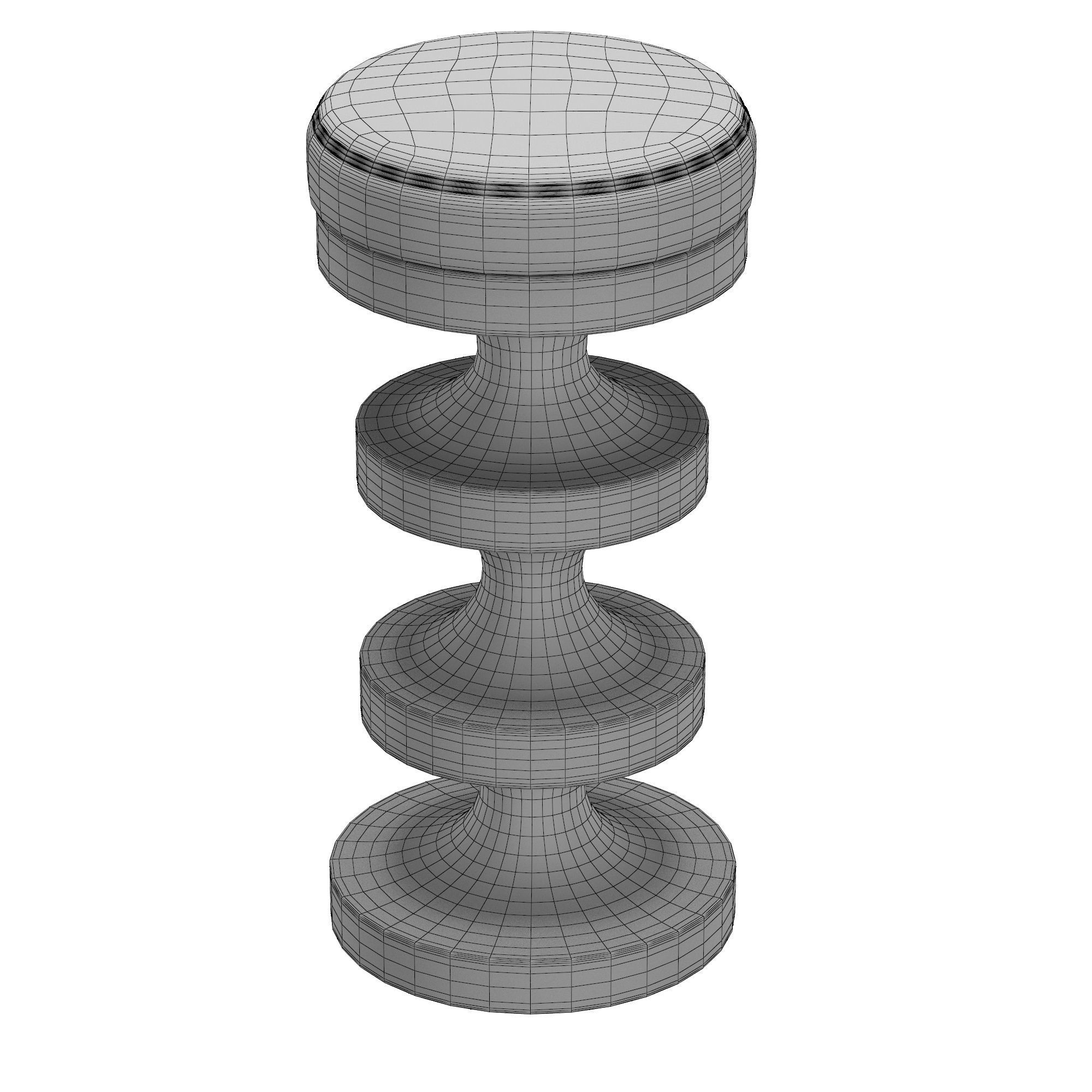 BAR STOOL BISHOP 3D model_6
