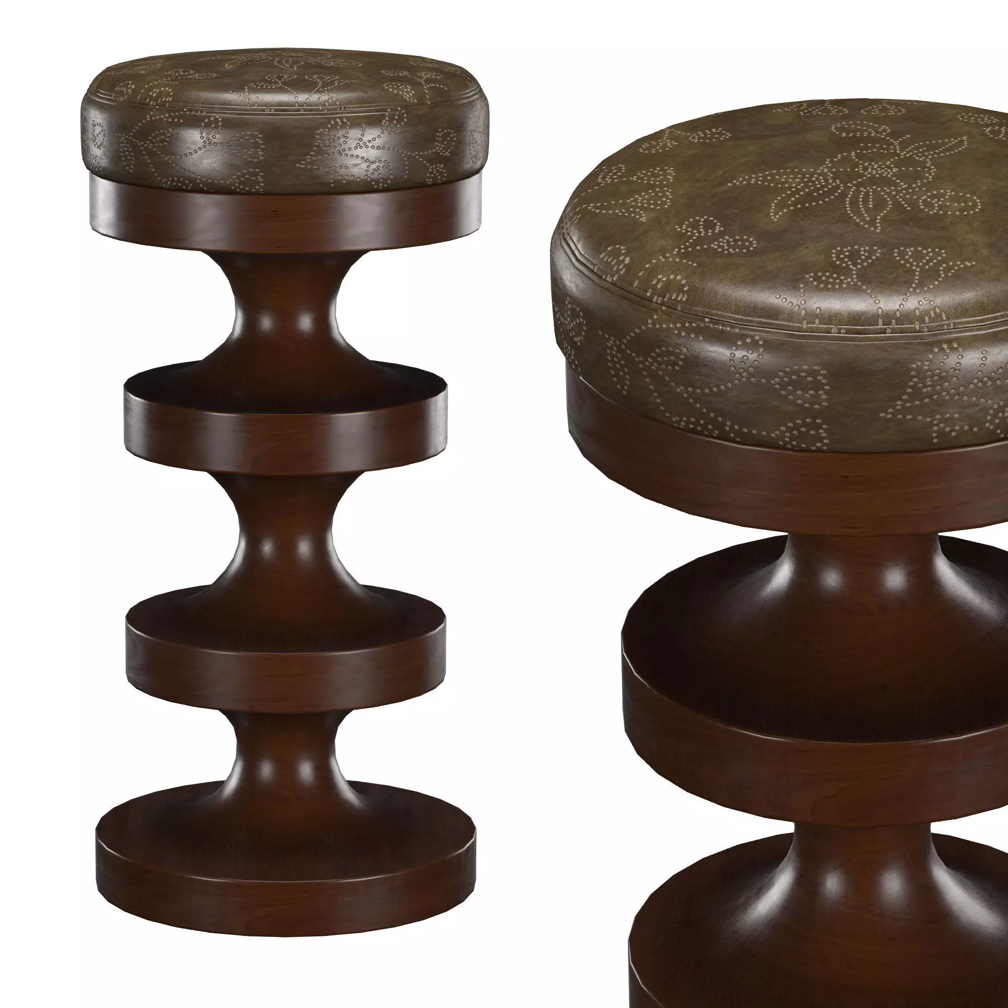 BAR STOOL BISHOP 3D model_0