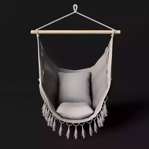 SISK CHAIR HAMMOCK Low-poly 3D model