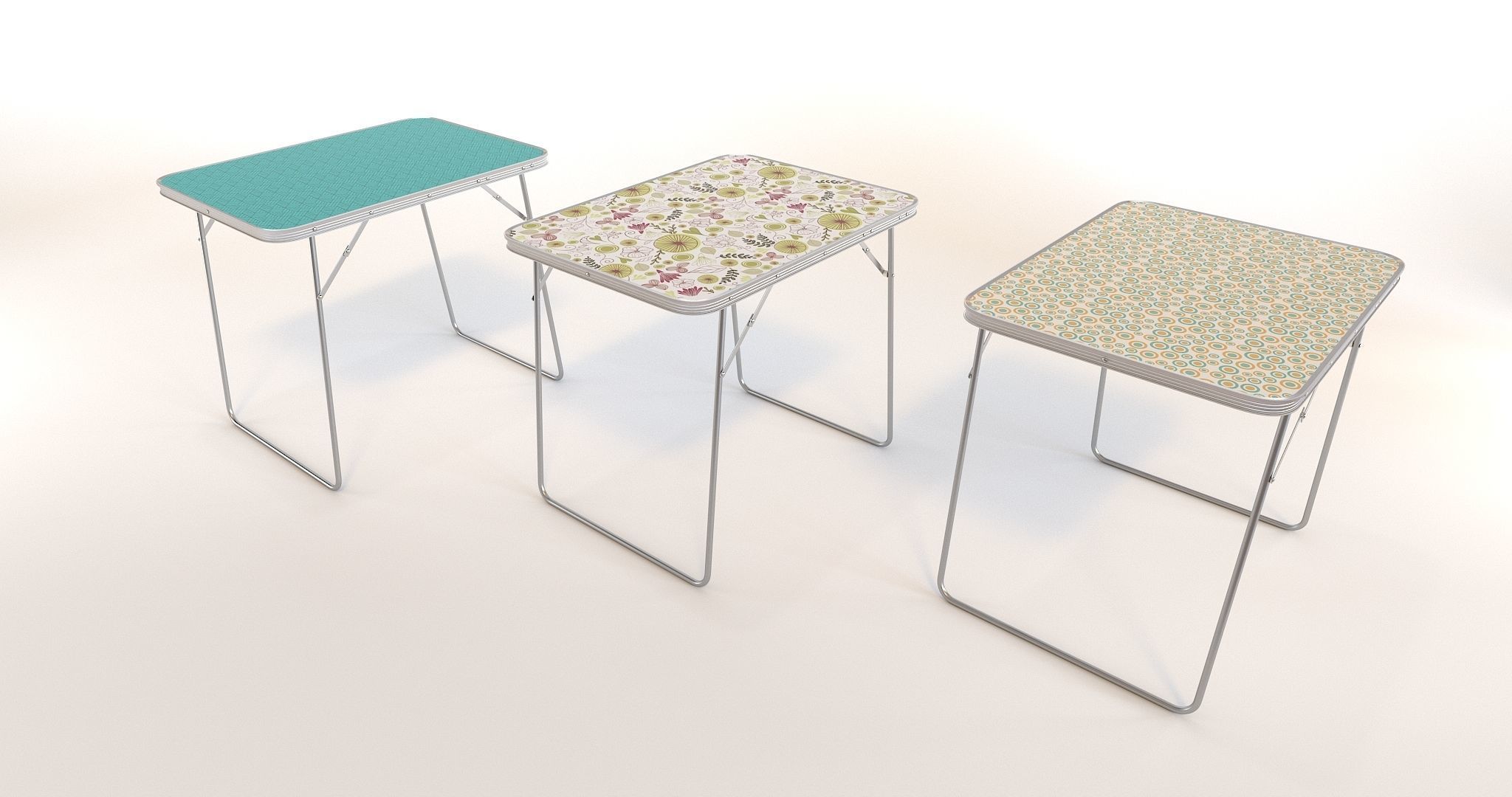 Camping Table foldable 3D model_6