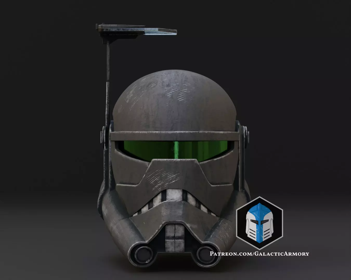 Bad Batch Imperial Crosshair Helmet - 3D Print Files 3D print model_0