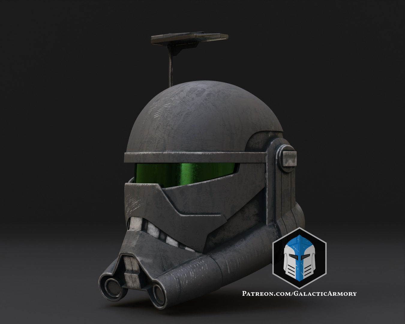 Bad Batch Imperial Crosshair Helmet - 3D Print Files 3D print model_8