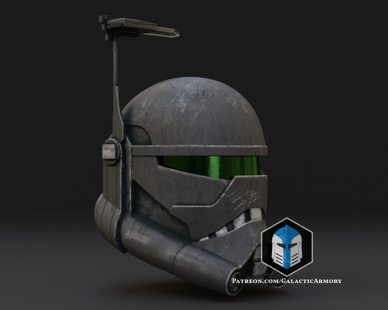 Bad Batch Imperial Crosshair Helmet - 3D Print Files 3D print model_2
