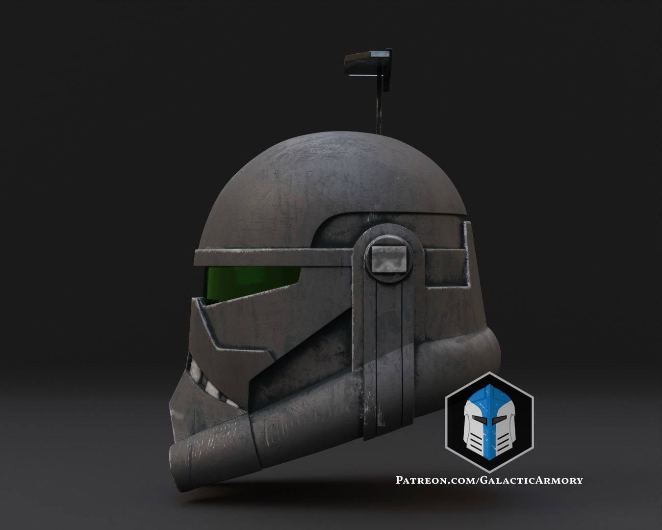 Bad Batch Imperial Crosshair Helmet - 3D Print Files 3D print model_7